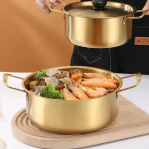 Lightweight Stainless Steel Ramen Noodle Pot